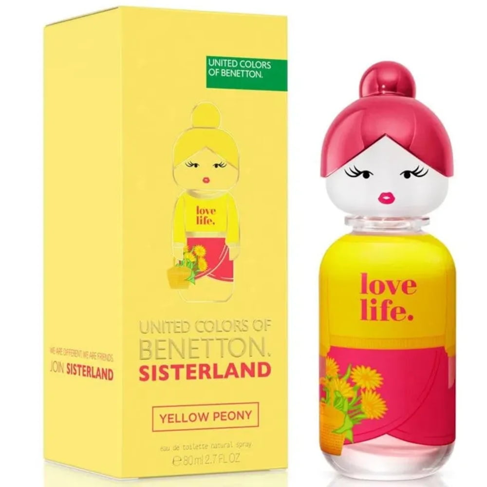 Benetton Sisterland Yellow Peony EDT 80ml